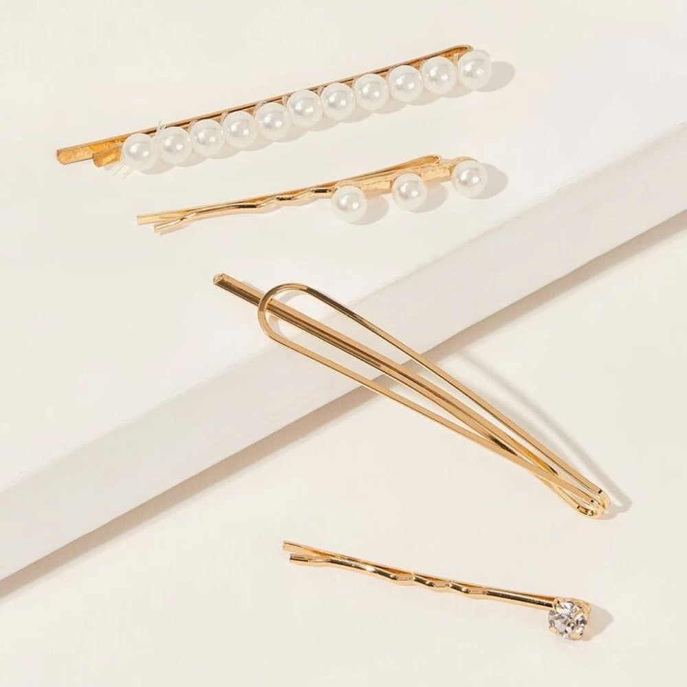 Vintage Decorative Pearl Clip hairpin
